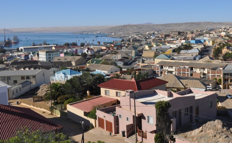 view of Luderitz houses